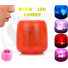 شمع فوتی ال ای دی قابدار و طرحدار بزرگ جدید