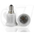 E14 to E27 Light Bulb and Lamp Socket Converter Adapter