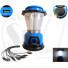8 LED GSH-T6055A Rechargeable Solar Camping Lantern light with USB output charger
