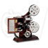 HHI-377234 Classical Film Projector Shape Mechanical Music Box and jewelry box Musical Toy Decoration