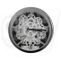 Glass surface Modern fashion  3D art luxury Metal Wall Gear Clock