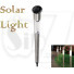 157 White LED Stainless Steel Solar Bollard Light