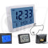 051 Multifunction Digital Alarm Clock with Vibration and Voice Control Sensor, LCD Backlight