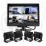 4 Channel DVR Backup Camera Kit with 7 inch Monitor and 4 Camera