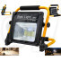W744 Work Light IP67 COB Flood Lights with Solar Panel