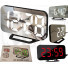 DS-3625L Mirror Screen LED Alarm Clock