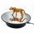 25cm 360 Degree Electric Large Rotating Mirror Turntable Surface Display Stand