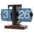 WQ-BBL Model Rectangle Wooden Stand Desk Mechanical Retro Page Turning Scale shape Flip Clock